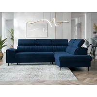 Mirjan24 Ecksofa Kadurin, Wohnzimmmer L-Form mit Schlaffunktion und Bettkasten,