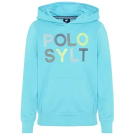Polo Sylt Hoodie gemustert Blau/Türkis 146/152