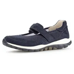 Riemchenballerina, Klettschuh, Freizeitschuh, Komfortschuh mit Klettverschluss, Gr. 41, dunkelblau, , 78510746-41