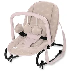 Lorelli Babywippe Eliza Luxe verstellbare Rückenlehne, Spielbogen, Tragegriffe beige