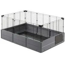 Ferplast Kleintierkäfig Multipla Open 107,5 x 72 x 50 cm schwarz