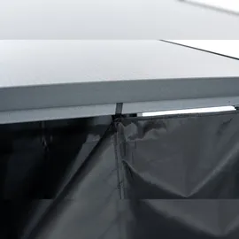 CLP Abdeckplane Ruston 130 x 185 x 1 cm Schwarz