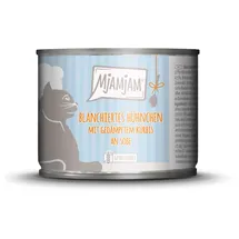 MjAMjAM Nassfutter Blanchiertes Hühnchen mit Gedämpftem Kürbis an Soße 185 g