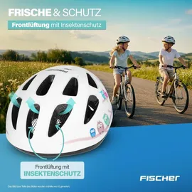 Fischer Eule 48-52 cm Kinder weiß/bunt