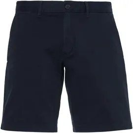 Tommy Hilfiger Chinoshorts "BROOKLYN SHORT 1985", Herren, Gr. 40, N-Gr, blau (desert sky), Stoff, Obermaterial: 97% Baumwolle, 3% Elasthan, unifarben, Basic, normal kniefrei, Hosen, in klassischem Design