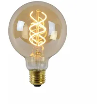 LUCIDE G95 LED Glühfadenlampe 1x4,9W E27 2200K Amber