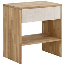 otto home Nachttisch OTTO HOME "Callum", beige (sabbia, natur, natur), B:60cm H:65,5cm T:42cm, Tische, Nachttisch, passend zur Boxspringbett-Serie Jelle