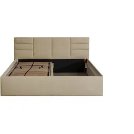 Halmon Schlafkomfort Betten Madera 180 x 200 cm H3 Beige