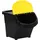 vidaXL Abfalleimer 78 l Schwarz