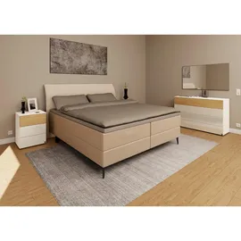 Musterring Boxspringbett 180 x 200 cm H2 Beige