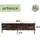 urfence Beeteinfassung Weide 100 x 30 cm 10 Stück braun