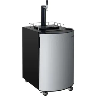 GastroHero Bierkühler 128 Liter mit Zapfhahn, 665 x 515 x 815 mm, auf Rollen