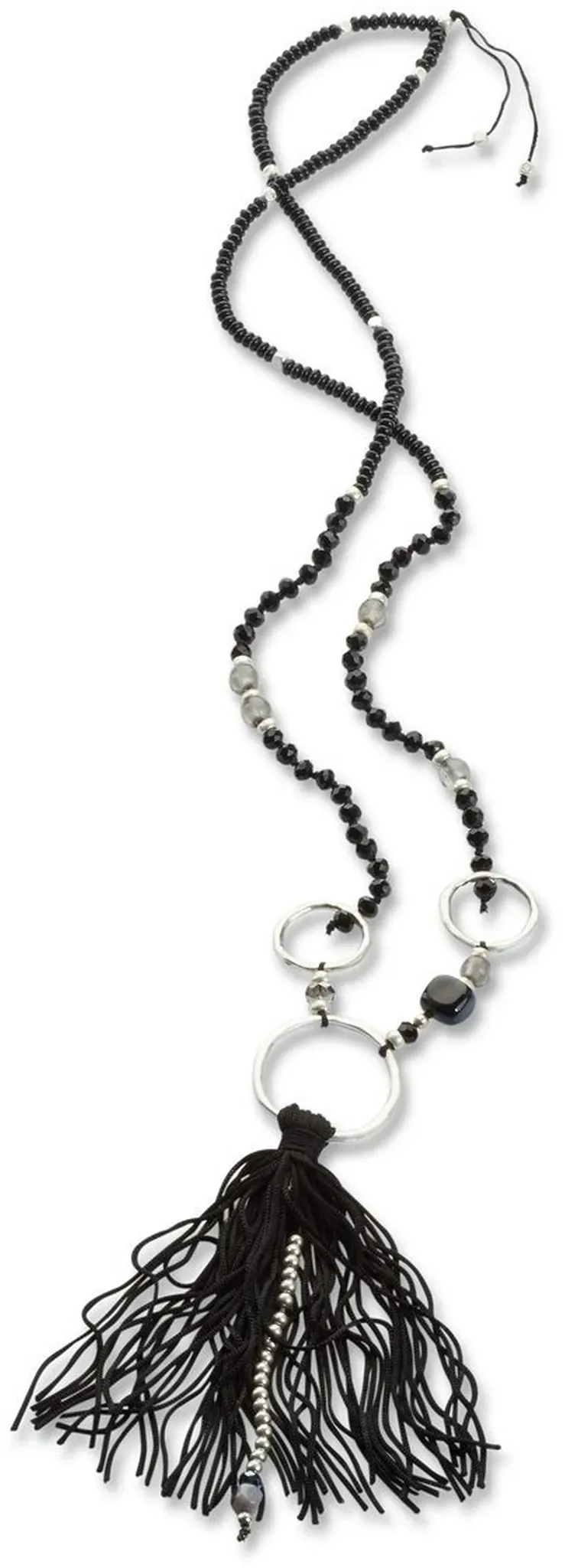 Le collier sans fermoir  Anna Aura noir