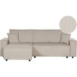 Schlafsofa ABACKA Beige Rechtsseitig