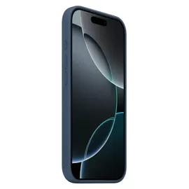 Apple iPhone 16 Pro Silikon Case mit MagSafe Denim