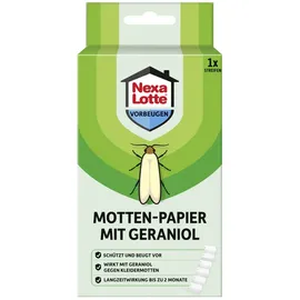 Nexa-Lotte Nexa Lotte Motten-Papier mit Geraniol 1 Streifen 12 Blätter