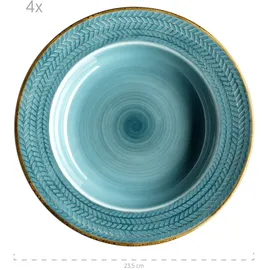 Mäser Prospero Kaffeeservice 12-tlg. für 4 Personen blau