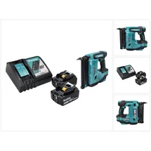 Makita DBN 500 RT Akku Stauchkopfnagler 18 V 15-50 mm mit 2x Akku 5,0 Ah + Ladegerät