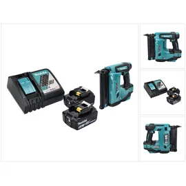 Makita DBN 500 RT Akku Stauchkopfnagler 18 V 15-50 mm mit 2x Akku 5,0 Ah + Ladegerät