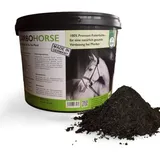 CarboVerte Futterkohle für Pferde 3,5 kg – gegen Kotwasser & Verdauungsprobleme – natürliche Entgiftung, glänzendes Fell & mehr Vitalität – 100% pflanzlich, staubarm