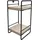 [en.casa] Pargas Küchenregal 26 x 14 x 13 cm Schwarz