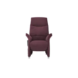 Polstermöbel Oelsa TV-Sessel Madrid Flachgewebe 80 x 110 x 0 cm Rot elektrisch