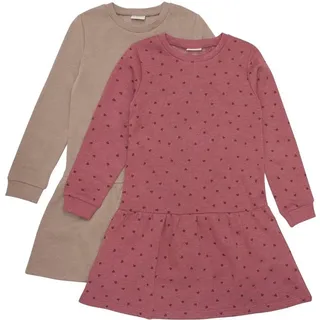 MINYMO Sweat Dress LS (2-pack) apple butter (4640) 80