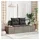 vidaXL Gartensofa Loungesofa grau