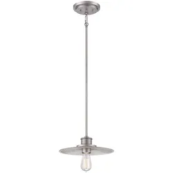 Admiral 1-flammige Mini-Pendelleuchte - Antik-Nickel - QZ-ADMIRAL-P-AN