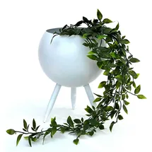 DanDiBo Ambiente Blumenhocker 27 x 19 cm Weiß