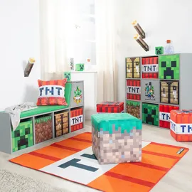 Minecraft Sitzwürfel Minecraft Textil 35 x 35 x 35 cm Mehrfarbig
