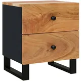 vidaXL Nachtschrank Liolya 40 x 33 x 46 cm Schwarz