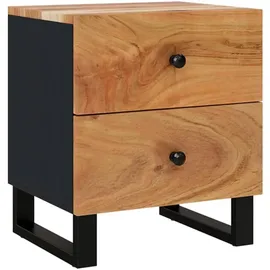 vidaXL Nachtschrank Liolya 40 x 33 x 46 cm Schwarz