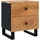 vidaXL Nachtschrank Liolya 40 x 33 x 46 cm Schwarz
