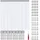 Vevor Streifenvorhang Türvorhang 213 cm x 121 cm Transparent