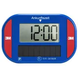 Kaiser24 elektronische Parkscheibe Digitale Elektronische Parkscheibe Auto Solar LCD Automatisch E1 blau