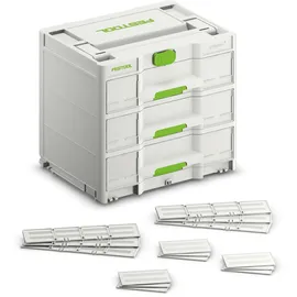 Festool Systainer Sortainer3 SYS3-SORT/3 M 337  grau 39,6 x 29,6 x 33,0 cm