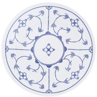 KAHLA 453402A75019H Blau Saks Speiseteller 23,5 cm | Essteller mit Strohblumenmuster aus Porzellan