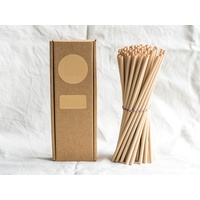Turtle Haven Drinking Straw Made from Bamboo Fiber - Completely Biodegradable and 100% Recyclable Straw - Eco-Friendly, Plastic-free Straw for Natural Drinking (6mm x 21cm x 250pcs)