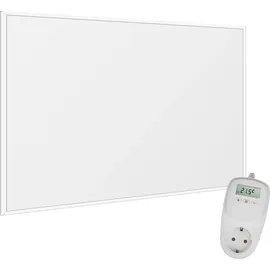 Viesta VIESTA® F300 Infrarot Wandheizung mit TH10 Thermostat – flaches Carbon Crystal Heizpaneel – elektrische Infrarotheizung zur Wandmontage – Badezimmer