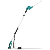 Teleskop-heckenschere 20v (mit 2,0ah Akku Und Schnellladegerät) – Neigbare Klinge – Ausziehbare Stange (200-260 Cm)