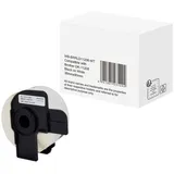 QL Etikettenrolle Kompatibel Brother DK-11208 5D11208-WT Selbsthaftend Schwarz auf Weiß 100 x 91 mm 400 Etiketten