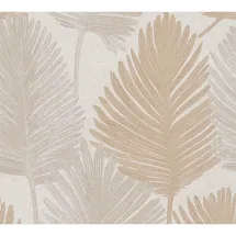 A.S. Création Vliestapete Floral Blätter 10,05 m x 0,53 m Creme 786731
