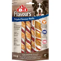 8in1 Triple Flavour Rolls Kaustangen Huhn Hundesnacks