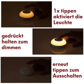 Kalb Material Für Möbel kalb | Smartphone Induktionsladegerät mit abnehmbarer magnetischer Akkuleuchte, dimmbar, Wireless Handyladegerät, Nachtlicht
