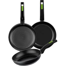 Monix M481241 18/22/26 Cm Pfannenset 3 Einheiten - Green / Black - One Size
