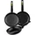 Monix M481241 18/22/26 Cm Pfannenset 3 Einheiten - Green / Black - One Size