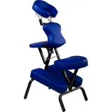 MOVIT Massagesessel Klappbarer Massagestuhl/Tattoo Stuhl blau