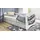 WFL GROUP Jugendbett  mit Schublade 70 x 140 cm Kiefer weiß