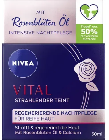 Preisvergleich Produktbild NIVEA VITAL strahlender Teint regenerierende Nachtpflege